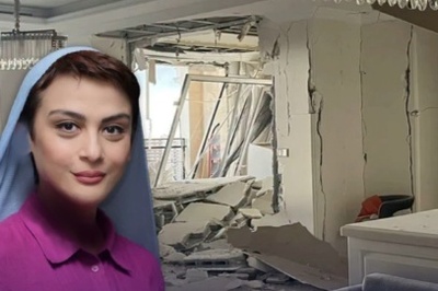 نگاهی به چیدمان منزل اعیانی مارال فرجاد تا قبل از حمله آمریکا و تخریب 70 درصدی/ شزلون سلطنتی، پتینه کاری روی دیوار، شومینه، تابلو فرش و...+فیلم