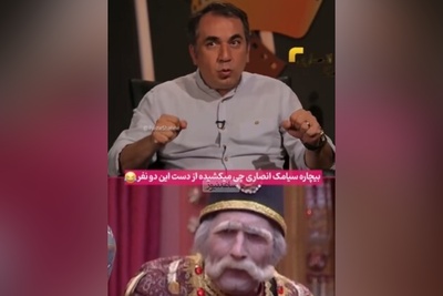 بلایی که هادی کاظمی در سریال "قهوه تلخ" سر سیامک انصاری آورد+ویدئو / سیامک گفت من دیگه نمیتونستم بازی کنم؛ بیچاره چی کشیده😂