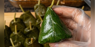 میلیون‌ها نفر این روش پیچیدن دلمه را تماشا کردند؛ دلیلش چیه؟+فیلم