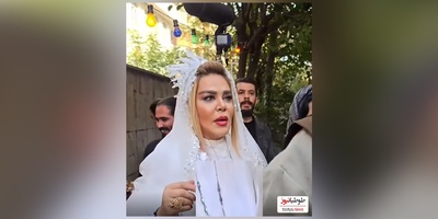 ویدئو/ بهاره رهنما بازم عروس شد/ بار چندمه به نظرتون؟/ این پشت صحنه جذاب رو از دست نده