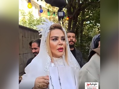ویدئو/ بهاره رهنما بازم عروس شد/ بار چندمه به نظرتون؟/ این پشت صحنه جذاب رو از دست نده