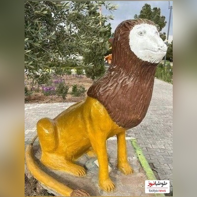 خلاقیت خنده‌دار جوان ایرانی در ساخت موتور گازی  با المان شیر حماسه ساز شد/ هنر نزد ایرانیان است وبس