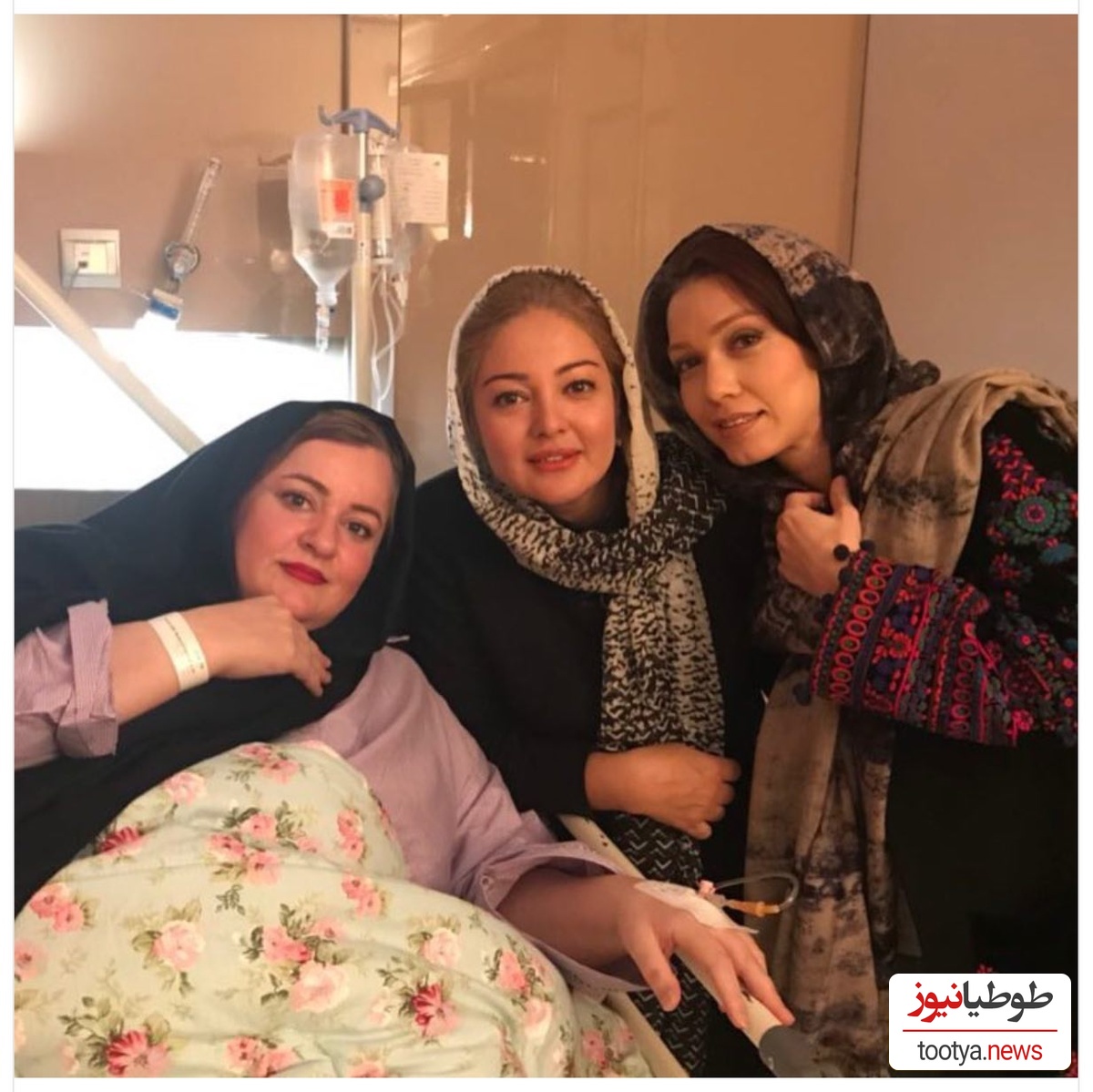 نعیمه نظام دوست در بیمارستان