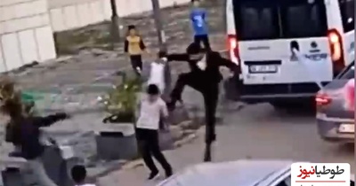 (فیلم) لگد وحشیانه داماد به یک پسربچه در روز عروسی