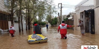 (16+) لحظه وحشتناک غرق شدن کودک در سیل گلستان/عملیات احیای وی!/ معجزه خدا!+فیلم