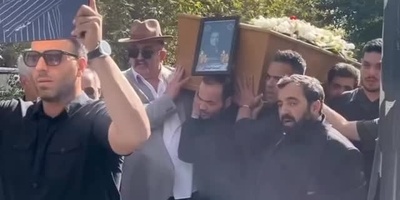 فیلم/ ذکر لااله الا الله توسط احمد ایراندوست در مراسم تشییع امید جهان