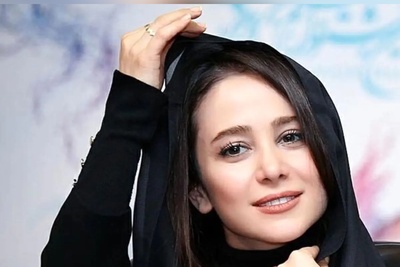 الناز حبیبی در مقایسه با حیوان خانگیش چقدر ریزه میزه‌اس !