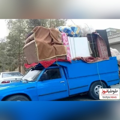 خلاقیت خنده‌دار راننده نیسان ایرانی در تعمیر ماشینش با ترکیب سپر پراید حماسه ساز شد/ هنر نزد ایرانیان است و بس