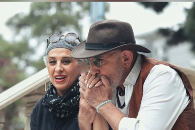 مائده طهماسبی نشون داد عشق در میانسالی چقدر میتونه لذت بخش باشه: هردو آزادیم تنها بریم مهمونی و سفر! اوایل دوتا قاره مختلف زندگی می کردیم...فرهاد خیلی لوسه+فیلم