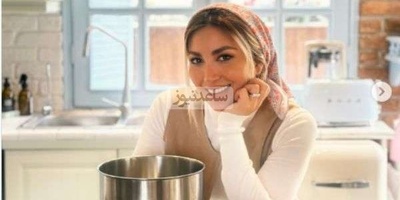 آشپزخانه شیک و مدرن خانه‌ی مینا مختاری و بهرام رادان با باکلاسترین رنگ کابینت و چیدمان مینیمال، بعد از بازسازی