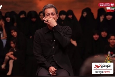 لحظات پرشور و اشک‌های نجم‌الدین شریعتی در «حسینیه معلی» برای رهبر شهید