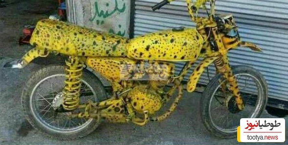 خلاقیت خنده دار اوستا مکانیک برای نصب قطعات موتور هوندا روی گاری دستی چه حماسه ای آفرید! امکانات صفر خلاقیت در حد محصولات ایران خودرو+عکس