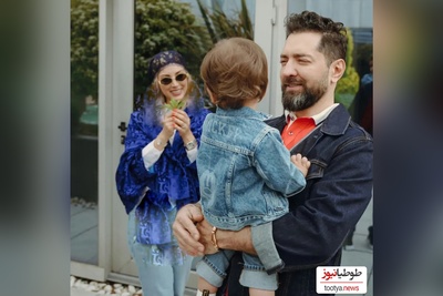 ویدئو/ بهرام رادان رفت دَ دَ...../گشت و گذار مینا مختاری با پسر تپل مپلش😍