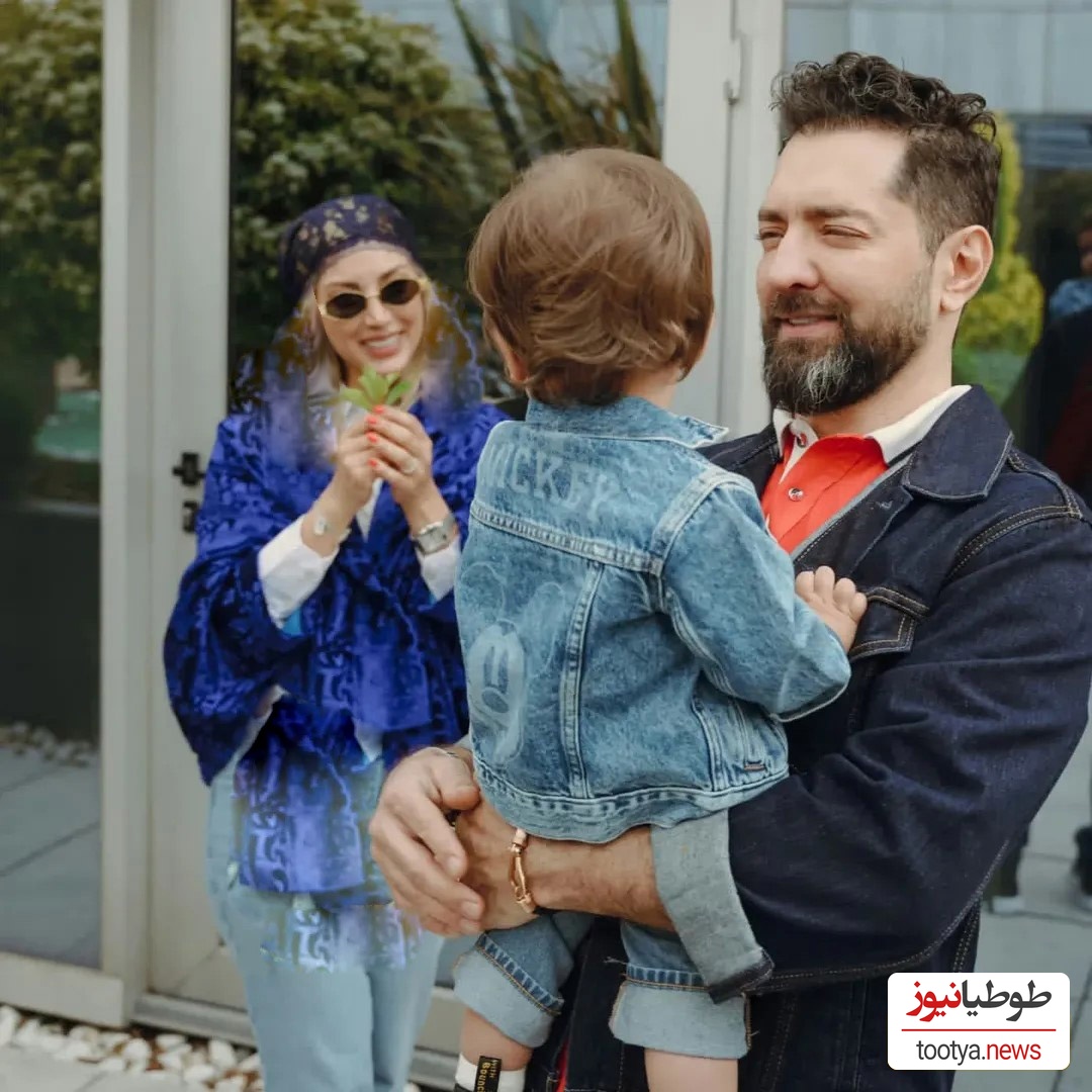 ویدئو/ بهرام رادان رفت دَ دَ...../گشت و گذار مینا مختاری با پسر تپل مپلش😍
