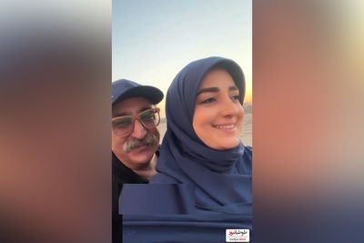 ویدئو/عاشقانه جذاب ستاره سادات قطبی و شهرام شکیبا در سواحل دریای خزر/  این دو نفر به همه ثابت کردن، وقتی عشق باشه فاصله سنی 14 سال هیچ اهمیتی نداره