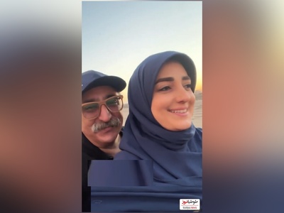 ویدئو/عاشقانه جذاب ستاره سادات قطبی و شهرام شکیبا در سواحل دریای خزر/  این دو نفر به همه ثابت کردن، وقتی عشق باشه فاصله سنی 14 سال هیچ اهمیتی نداره