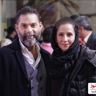 (عکس)پیمان معادی در کنار و همسر زیبا و هالیوودی اش/مرد جنجالی سریال افعی
