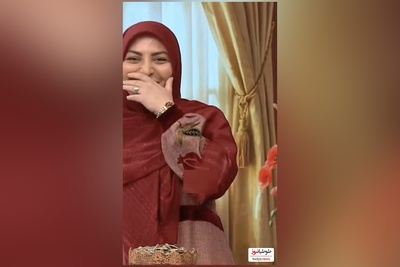 المیرا شریفی مقدم: این تعارفه که خانوم‌ها میگن کادو نمیخوام😂/ دکتر سعید عزیزی: یه بار یه عروسی همسرشو کادو کرد ...