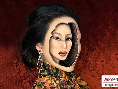 شاهکار روی صورت؛ بیوتی‌بلاگری که مرزهای هنر و آرایش را جابجا کرد!/ ترسناک اما زیبا