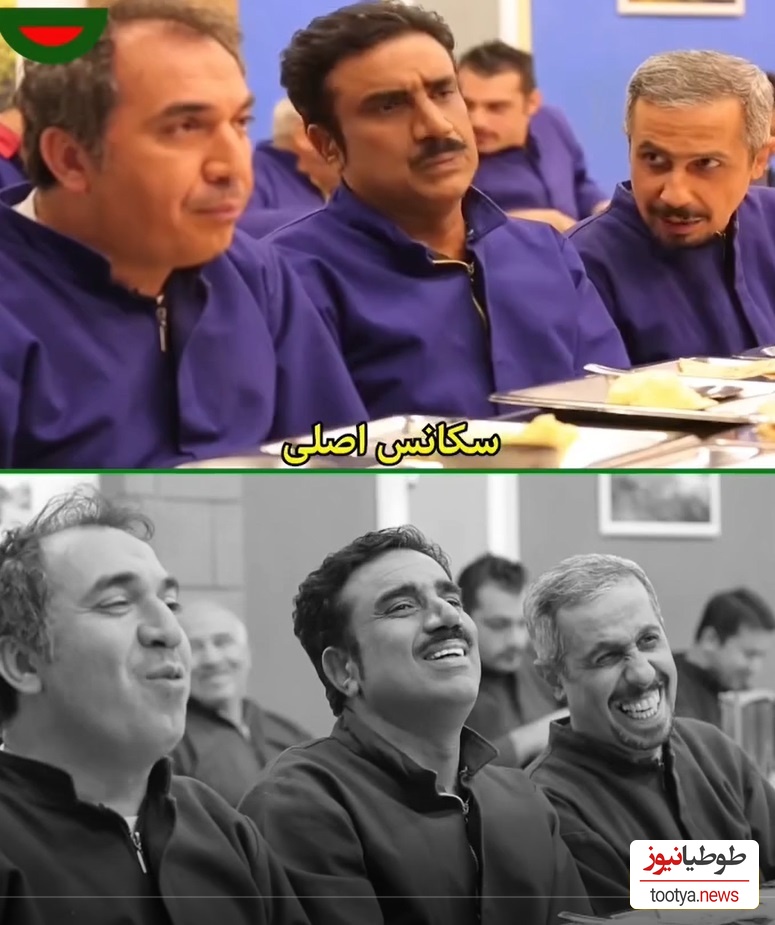 ویدئو/یادی کنیم از خنده‌دارترین سکانس از پشت صحنه «درحاشیه» جواد رضویان به مهران غفوریان: تو یه گاو بی شعوری😂