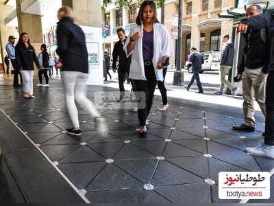 تولید برق از قدم زدن عادی مردم ژاپن در خیابان ها!؛ دیگه دارن از همه چیز برق تولید میکنن😳+ویدئو