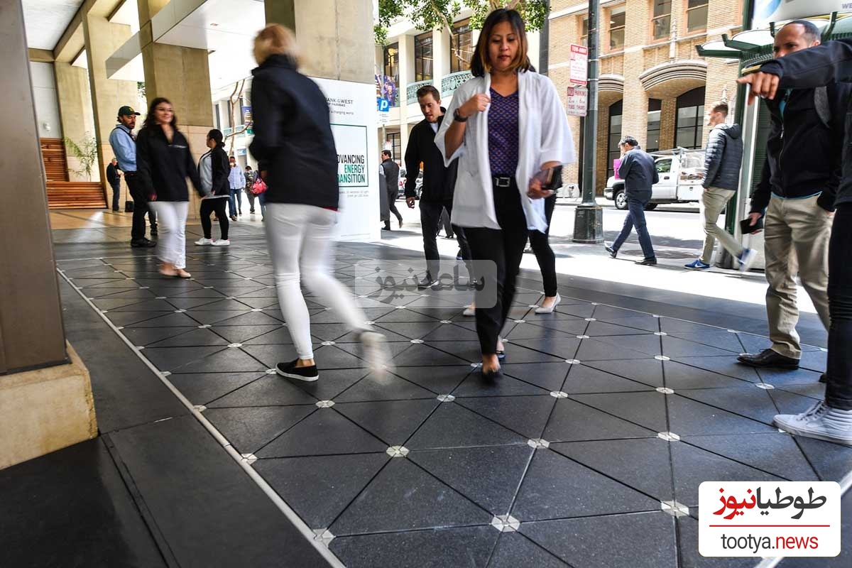 تولید برق از قدم زدن عادی مردم ژاپن در خیابان ها!؛ دیگه دارن از همه چیز برق تولید میکنن😳+ویدئو