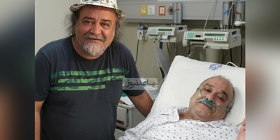 حضور بازیگران ایرانی بر تن بی جان محمد کاسبی در بیمارستان/ جواد عزتی، مازیار لرستانی، مهوش وقاری، عباس جمشیدی فر، حسین یاری، فرهاد قائمیان و...