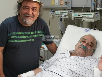 حضور بازیگران ایرانی بر تن بی جان محمد کاسبی در بیمارستان/ جواد عزتی، مازیار لرستانی، مهوش وقاری، عباس جمشیدی فر، حسین یاری، فرهاد قائمیان و...