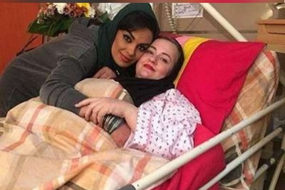 عیادت بازیگران و هنرمندان ایرانی از نعیمه نظام دوست در بیمارستان/ شراره رخام، رزیتا غفاری، بهاره رهنما، شهرزاد کمال‌زاده، آرام جعفری و...