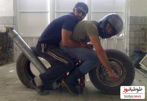 اقدام خنده دار اوستا مکانیک اهوازی با تبدیل لاستیک سمند و دستگاه تعویض لاستیک به میز ناهارخوری اگه خلاقیت نیست پس چیه؟