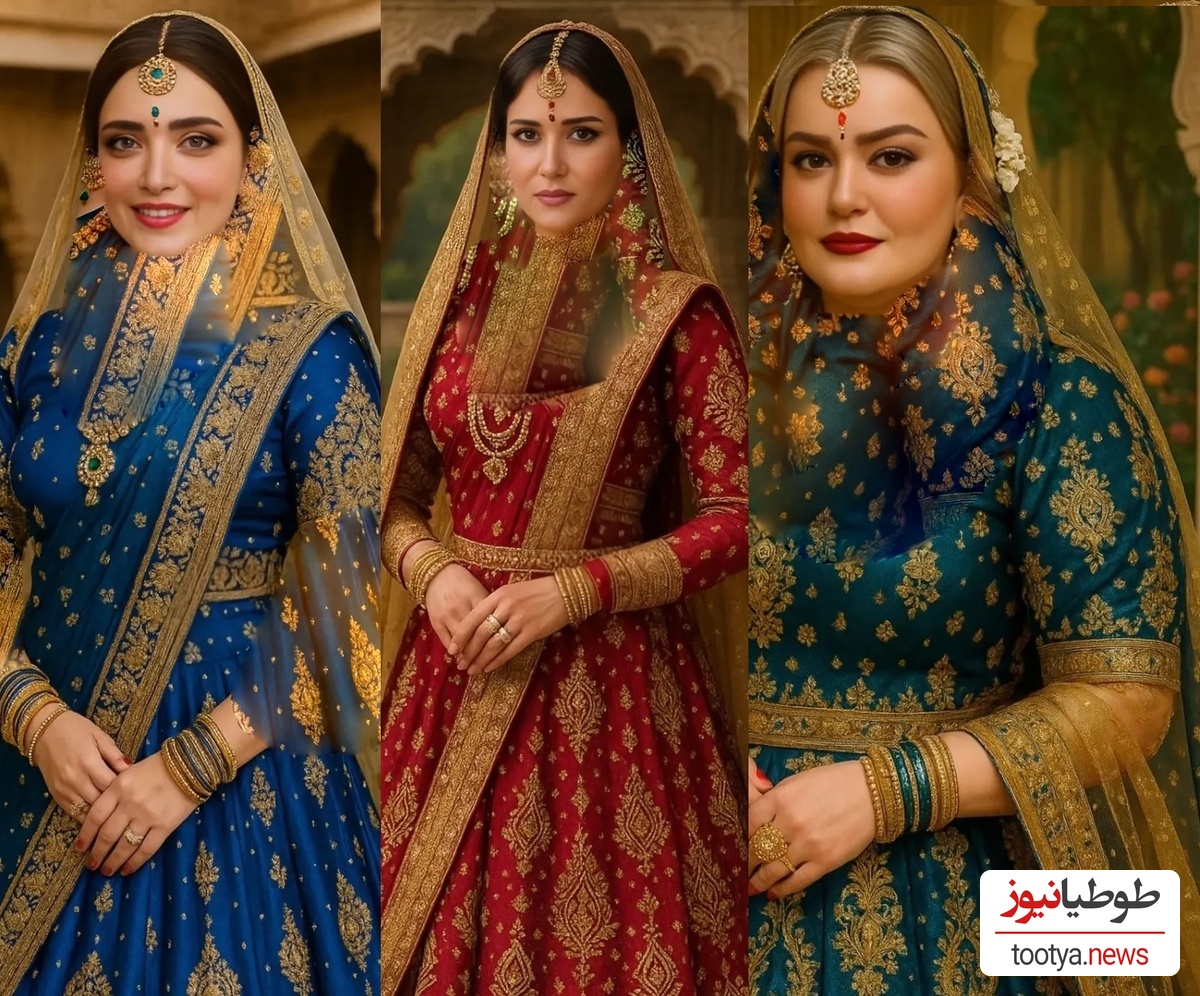 غوغای استایل شیک هنرمندان ایرانی در لباس هندی: از نعیمه نظام دوست و الیکا عبدالرزاقی تا بهنوش طباطبایی و نسرین مقانلو و شبنم مقدمی