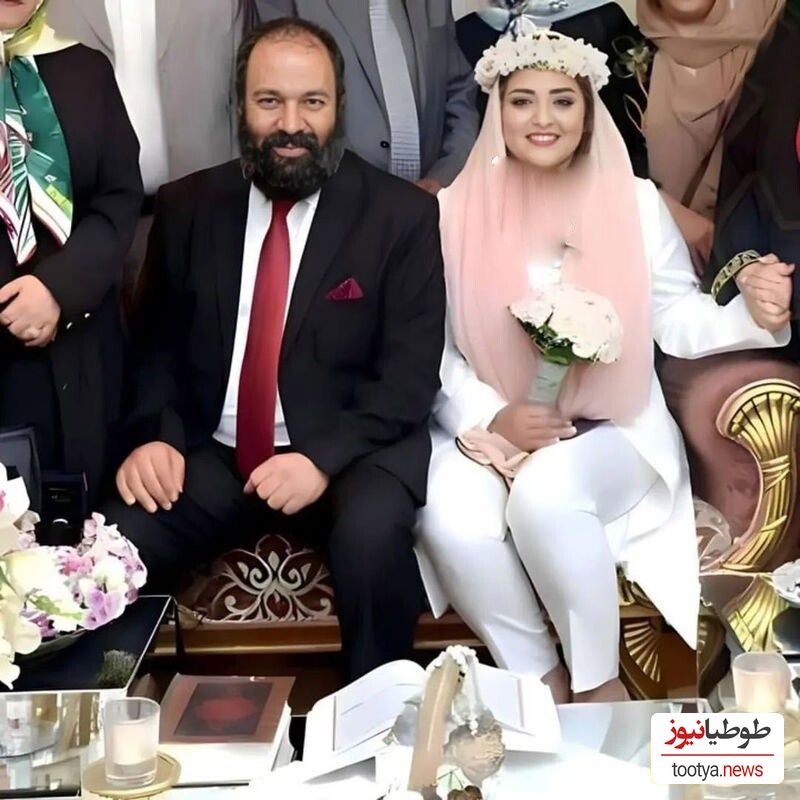 سوتی بزرگ علی اوجی تو شب عروسیش با نرگس محمدی/ مگه میشه همچین چیزی از یاد آدم بره؟!
