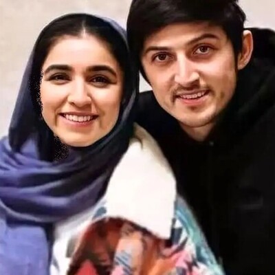 اولین تصاویر از عروسی رویایی سردار آزمون و همسرش در خارج از ایران/ لباس عروس آناهیتا خانوم چه ساده و شیکه!