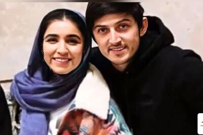 اولین تصاویر از عروسی سوپر لاکچری سردار آزمون و همسرش در خارج از ایران/ لباس عروس آناهیتا خانوم چه ساده و شیکه!