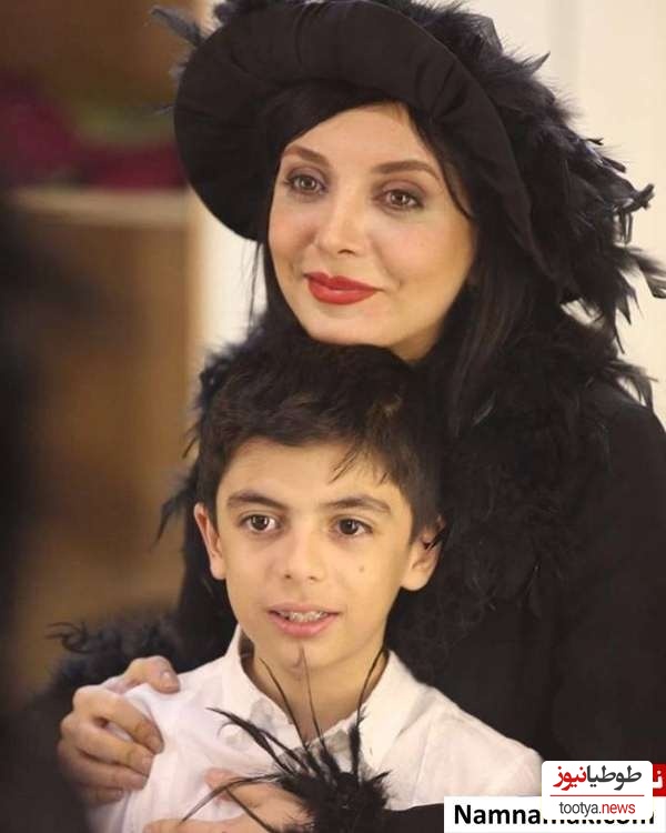 رویا میرعلمی و پسرش