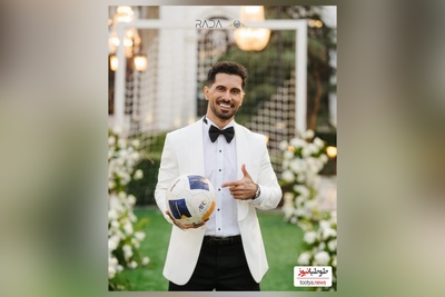 فیلم/نگاهی به میکاپ و آماده شدن اُمید عالیشاه، کاپیتان پرسپولیس در روز عروسیش/ چقدر تغییر کرد به نظرتون؟