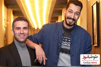 بهرام افشاری خطاب به هوتن شکیبا: تو تا سال پیش با آفتابه آب میخوردی الان واسه من قهوه‌خور شدی!+فیلم😂