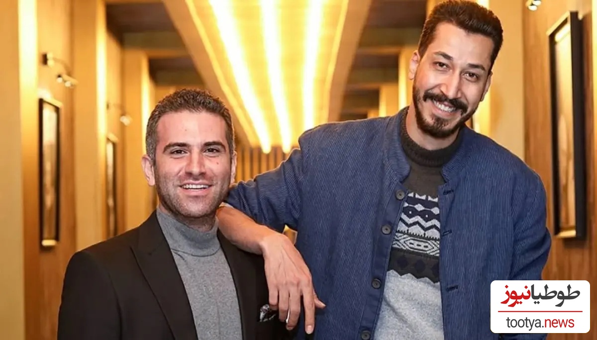 بهرام افشاری خطاب به هوتن شکیبا: تو تا سال پیش با آفتابه آب میخوردی الان واسه من قهوه‌خور شدی!+فیلم😂