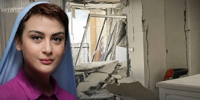 نگاهی به اوضاع منزل هنرمندان ایرانی که در حملات وحشیانه دشمن دچار آسیب شد/ مارال فرجاد، عمو فیتیله ای و...
