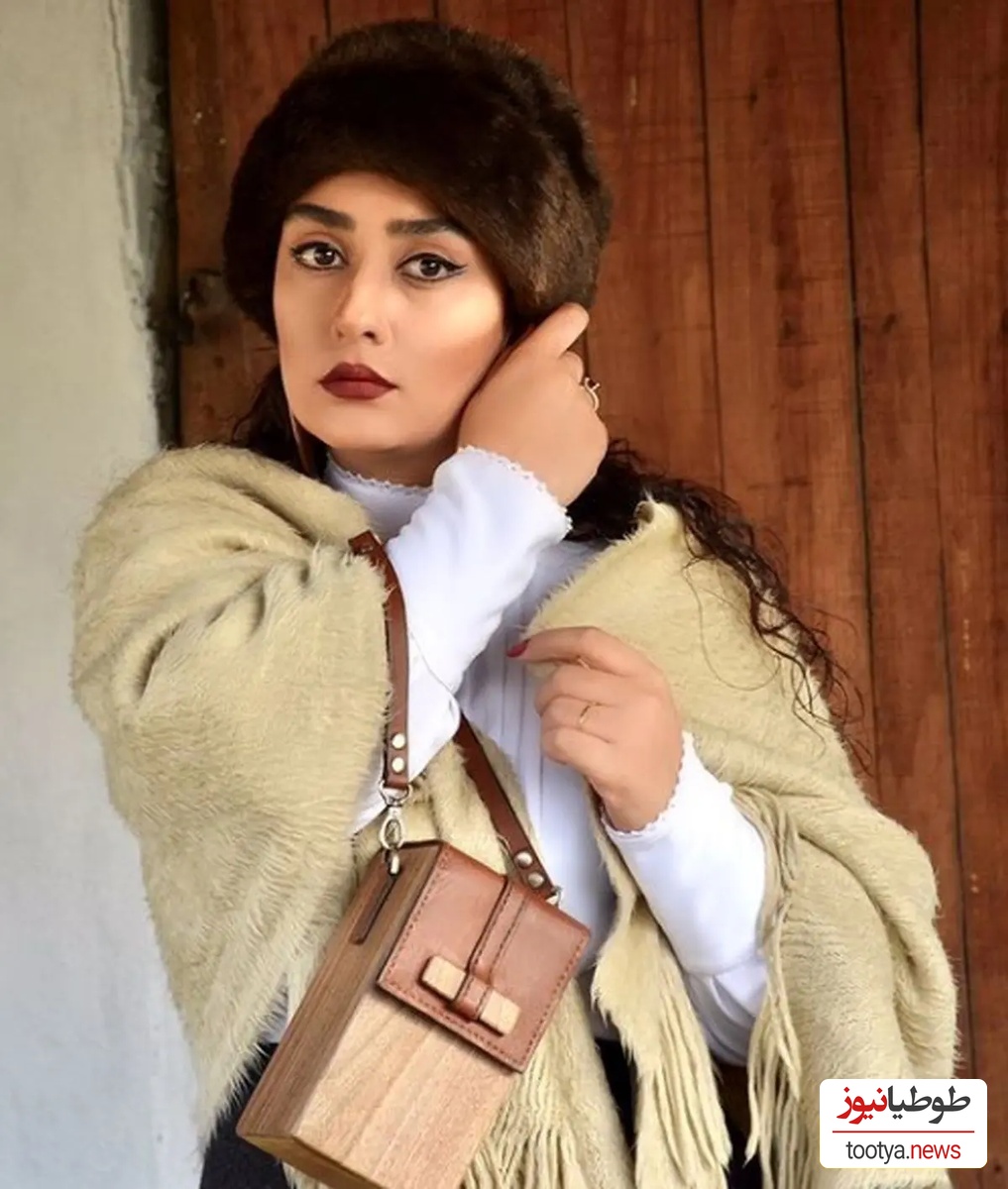 تصویر هنری و جذاب الهام طهموری با استایل شیک و جذاب