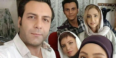 حضور مجید واشقانی، شبنم قلی خانی و سایر بازیگران ایرانی در پشت صحنه سریال آنام+فیم