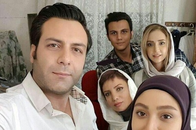 حضور مجید واشقانی، شبنم قلی خانی و سایر بازیگران ایرانی در پشت صحنه سریال آنام+فیم