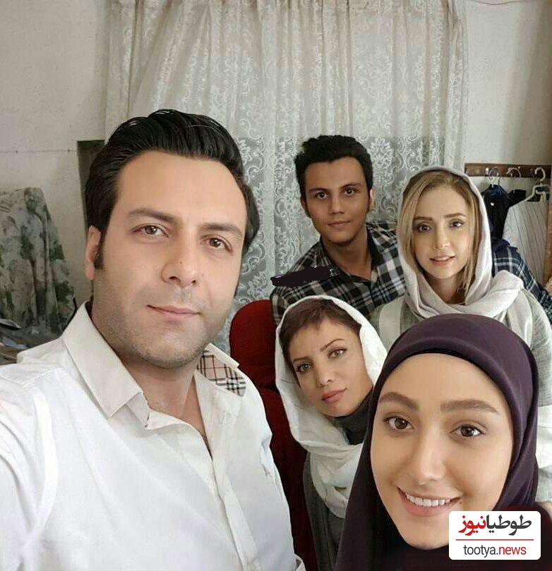 حضور مجید واشقانی، شبنم قلی خانی و سایر بازیگران ایرانی در پشت صحنه سریال آنام+فیم