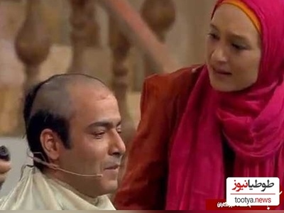 (ویدئو) یادی کنیم از تراشیدن موهای نیما فلاح در دورهمی؛ فقط واکنش همسرش، سحر ولد بیگی رو ببینید