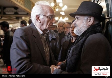 مراسم ختم پدر اکبر عبدی