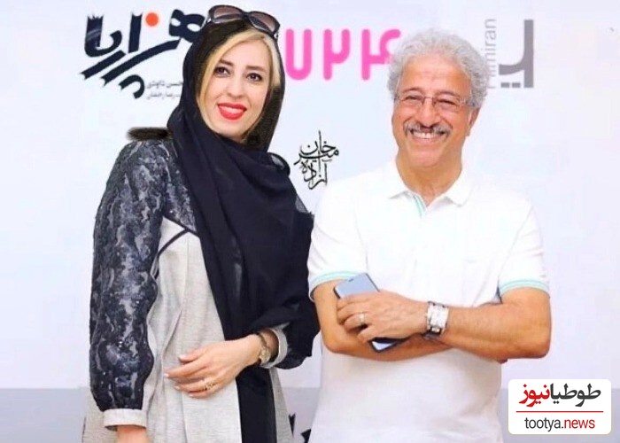 علیرضا خمسه و همسرش