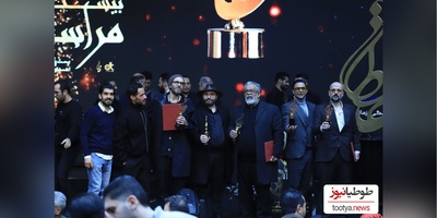 چهره بشاش و خندان برندگان تندیس حافظ 1404: از الیکا عبدالرزاقی و امیرحسین قیاسی تا علیرضا قربانی و رامبد جوان و غزل شاکری