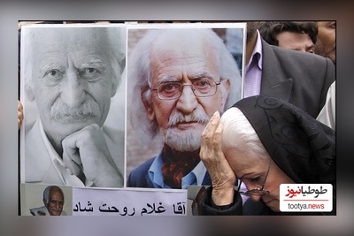 نگاهی به  مراسم تشییع پیکر زنده یاد کیومرث ملک مطیعی، آقا غلام سریال «زیر آسمان شهر» با حضور هنرمندان محبوب/ روحش شاد و یادش گرامی