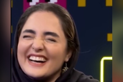 فیلم/امیرحسین قیاسی  هم حریف نرگس محمدی نشد/ علی اوجی چی میکشی از دست این دختر😂