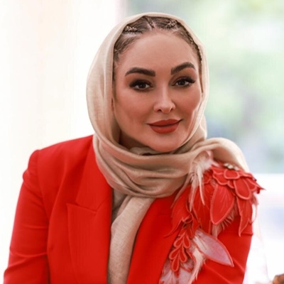 تاج عروس عربی زیبا و پرکار الهام حمیدی بازیگر خوب کشورمان😍👌